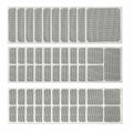 EVKILKJS 30PCS Screen Repair Kit Black Fiberglass Tape Mesh Door Patch