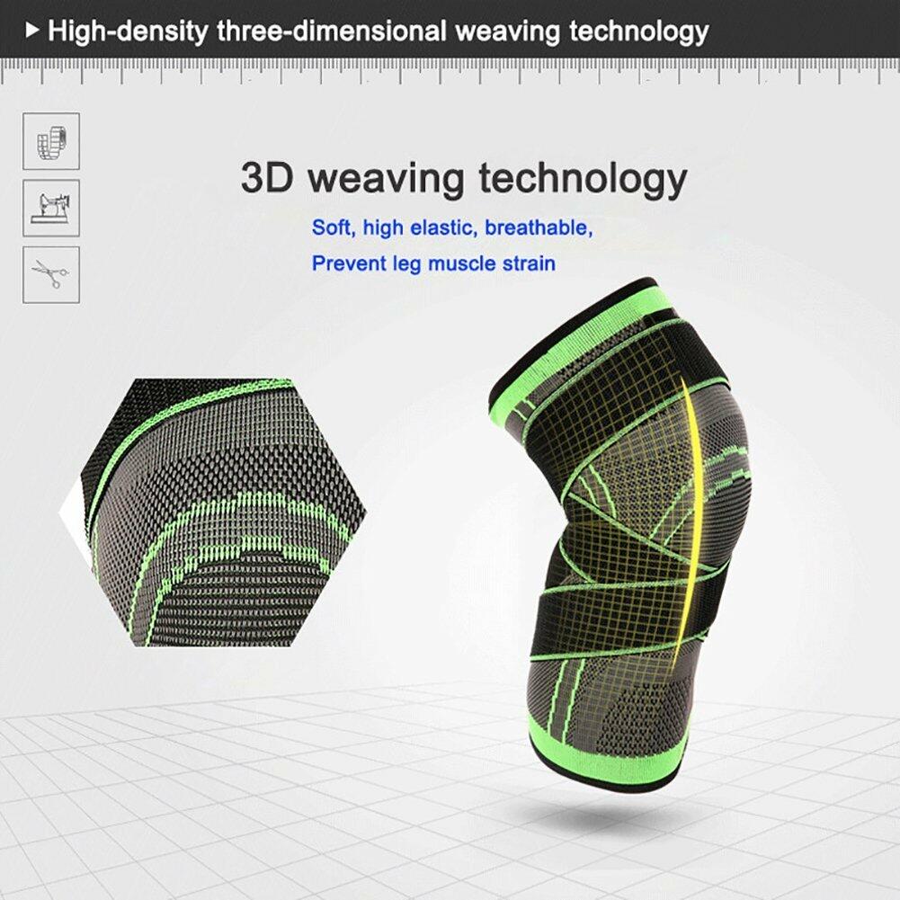 ASOONYUM Knee Sleeve Compression Support Pain Relief Green Single XX-Large