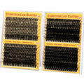 Starryzoom Lash Clusters Kit 525Pcs D-Curl 10-18MM Natural Full Volume