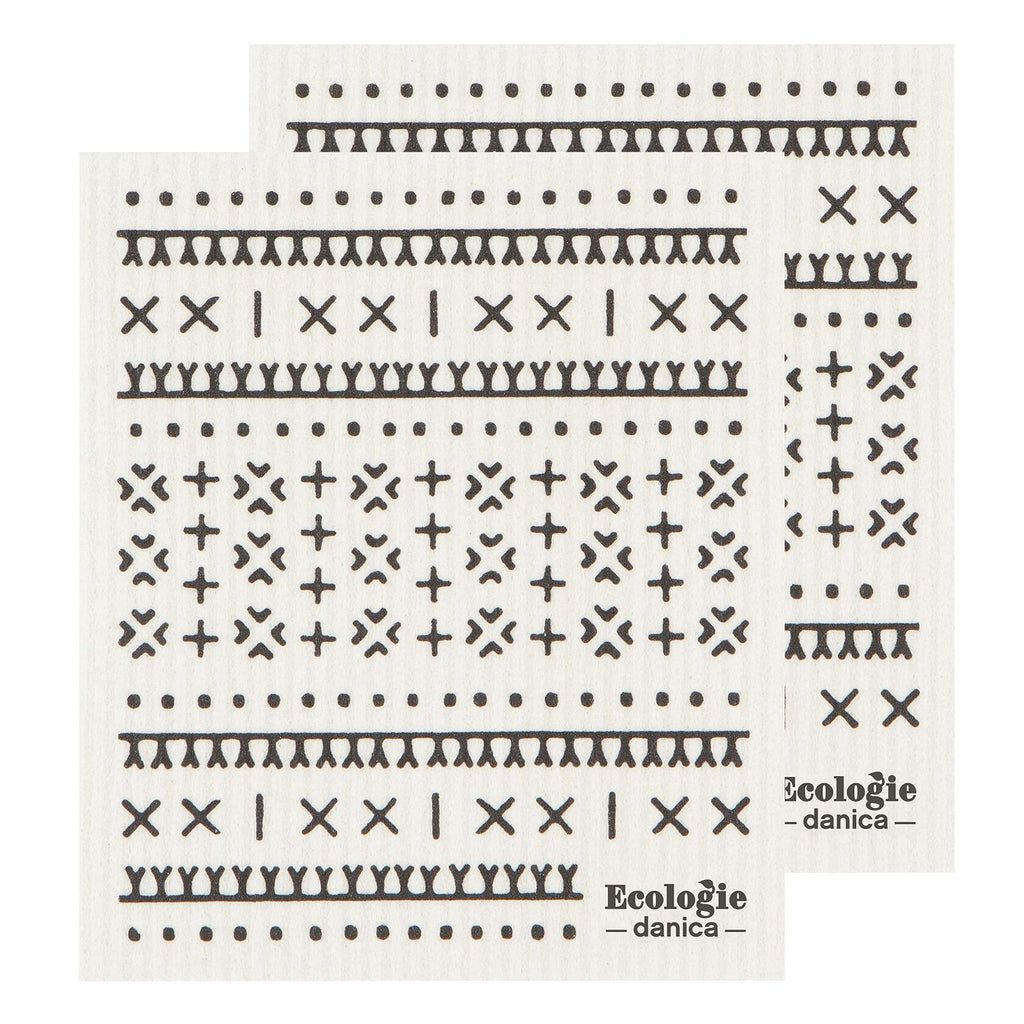 Ecologie Swedish Sponge Reusable Dishcloth, Onyx 2 Count