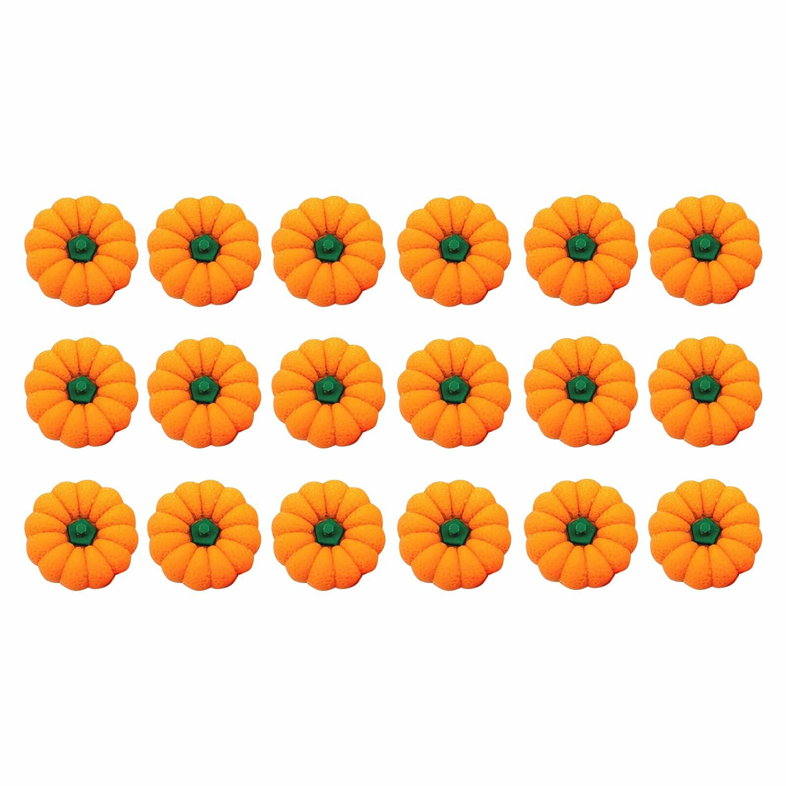 RUIFUU 18Pcs Halloween Pumpkin Erasers Bulk Mini 3D Fall Classroom Prize