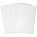 MR FIVE White Glitter Tissue Paper 14x20in 100 Sheets White Sparkle