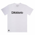 D'Addario Logo T-Shirt White Black Size Small