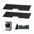 Wshxjzyay 2 Pack WH01x35719 Lint Filter Washer Dryer Combo Black