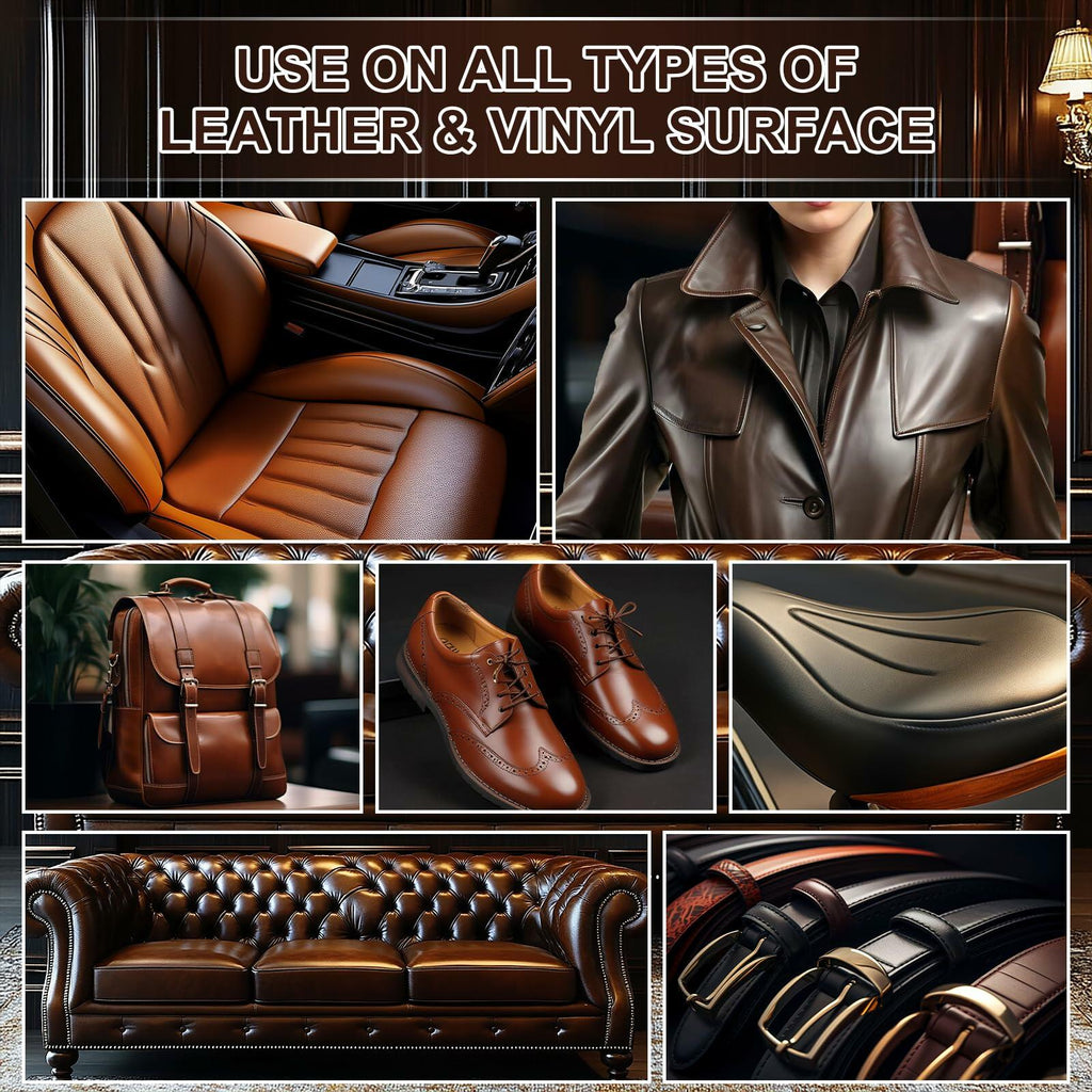 Jallgedk Leather Recoloring Balm Leather Repair Kit for Furniture Couch