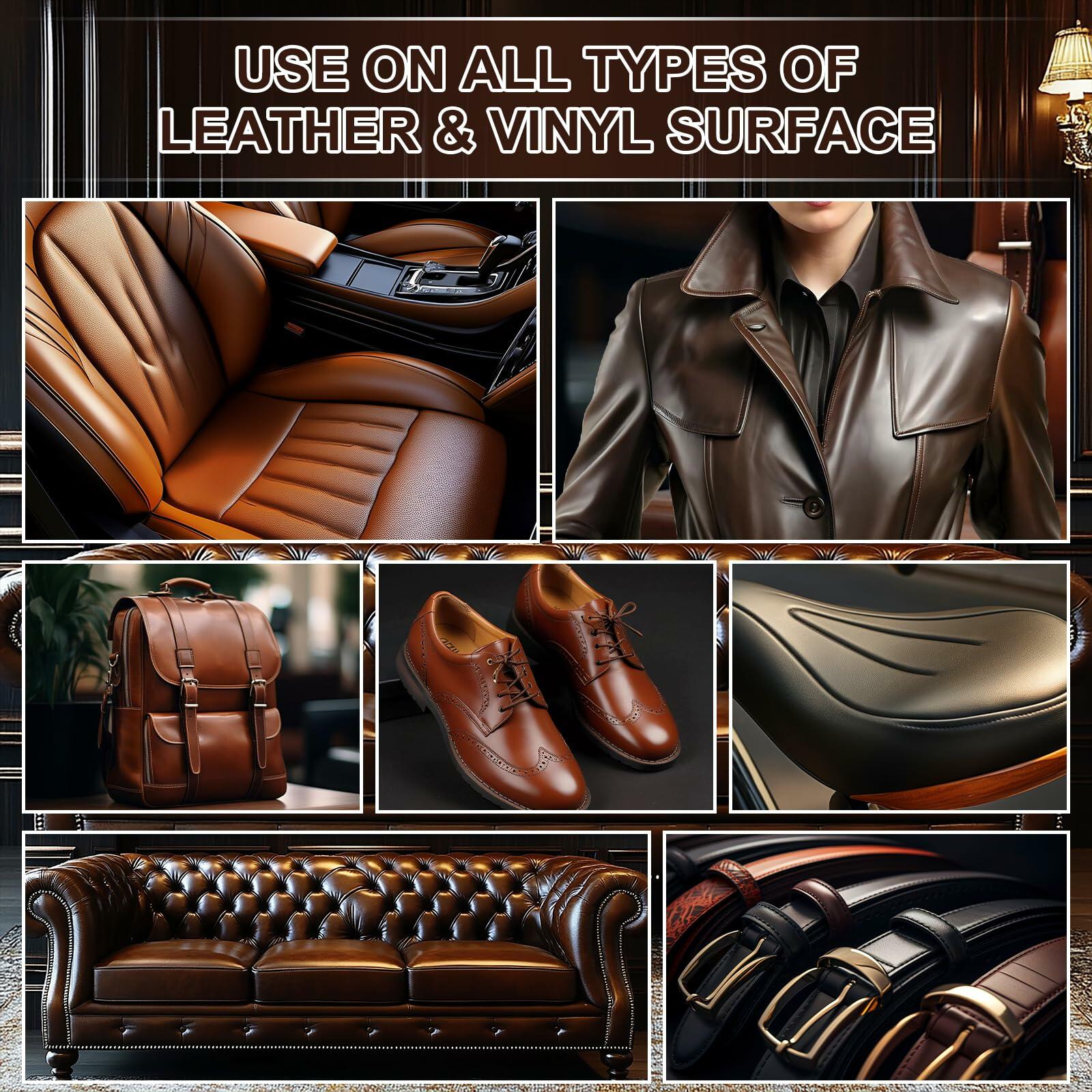Jallgedk Leather Recoloring Balm Leather Repair Kit for Furniture Couch