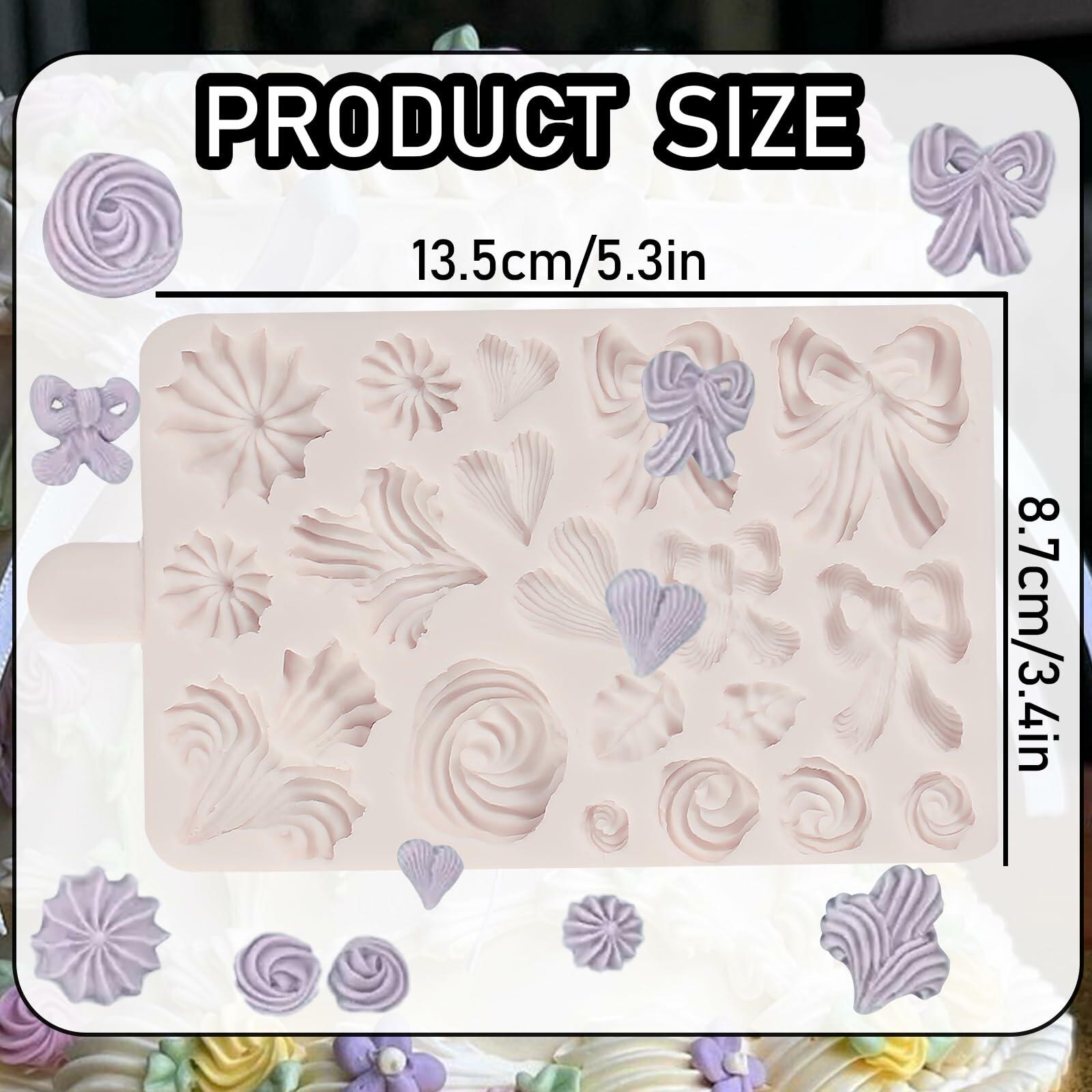 ICNYEKl Hemp Rope Fondant Mold Bohemian Tassel Silicone Cake Baking Decor