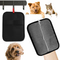DLIOJHL Pet Hair Removal Gloves Cat & Dog Hair Cleaner Black Red