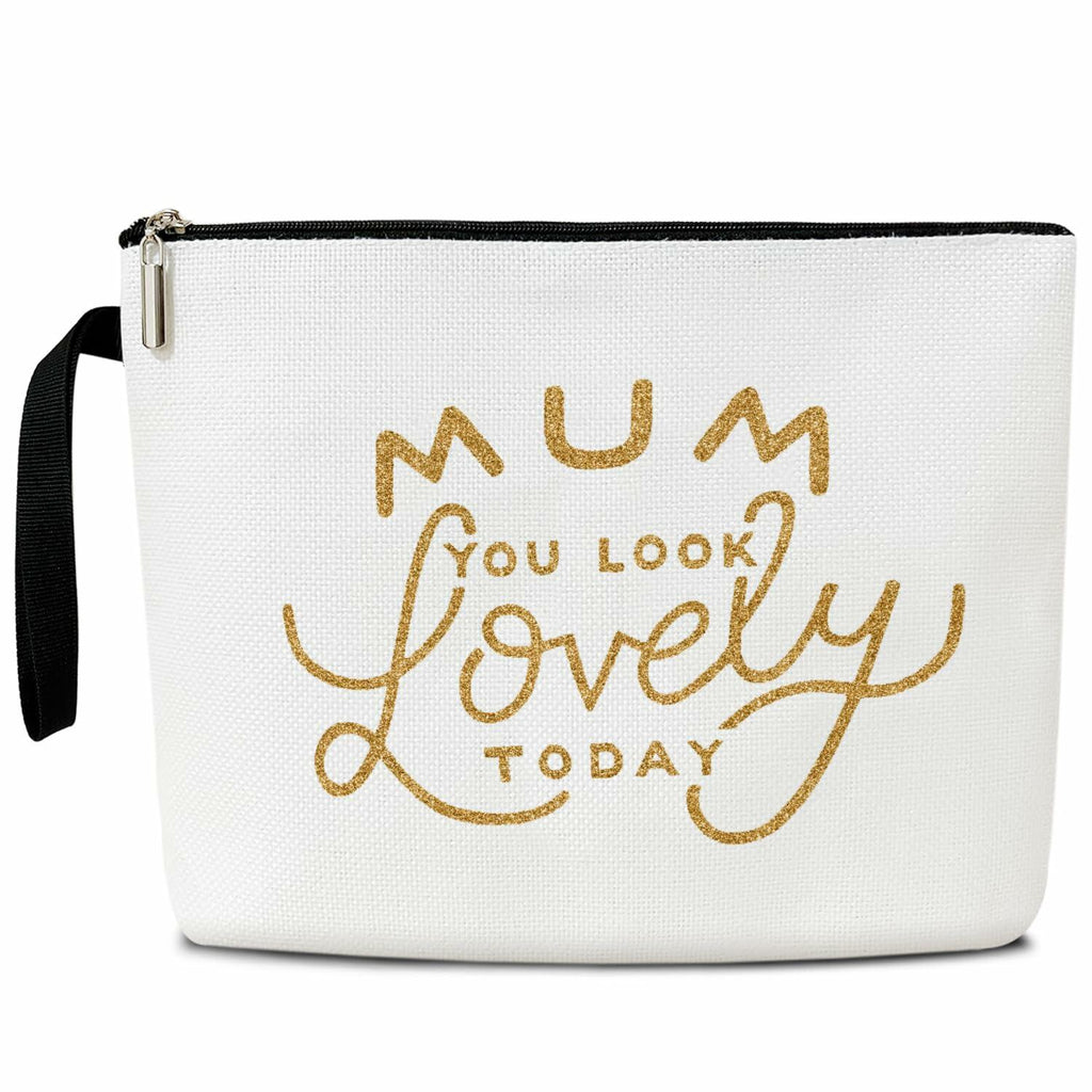 ZSHFMY Mom Makeup Bag Mama Cosmetic Pouch Travel Organizer Gift for Women -023