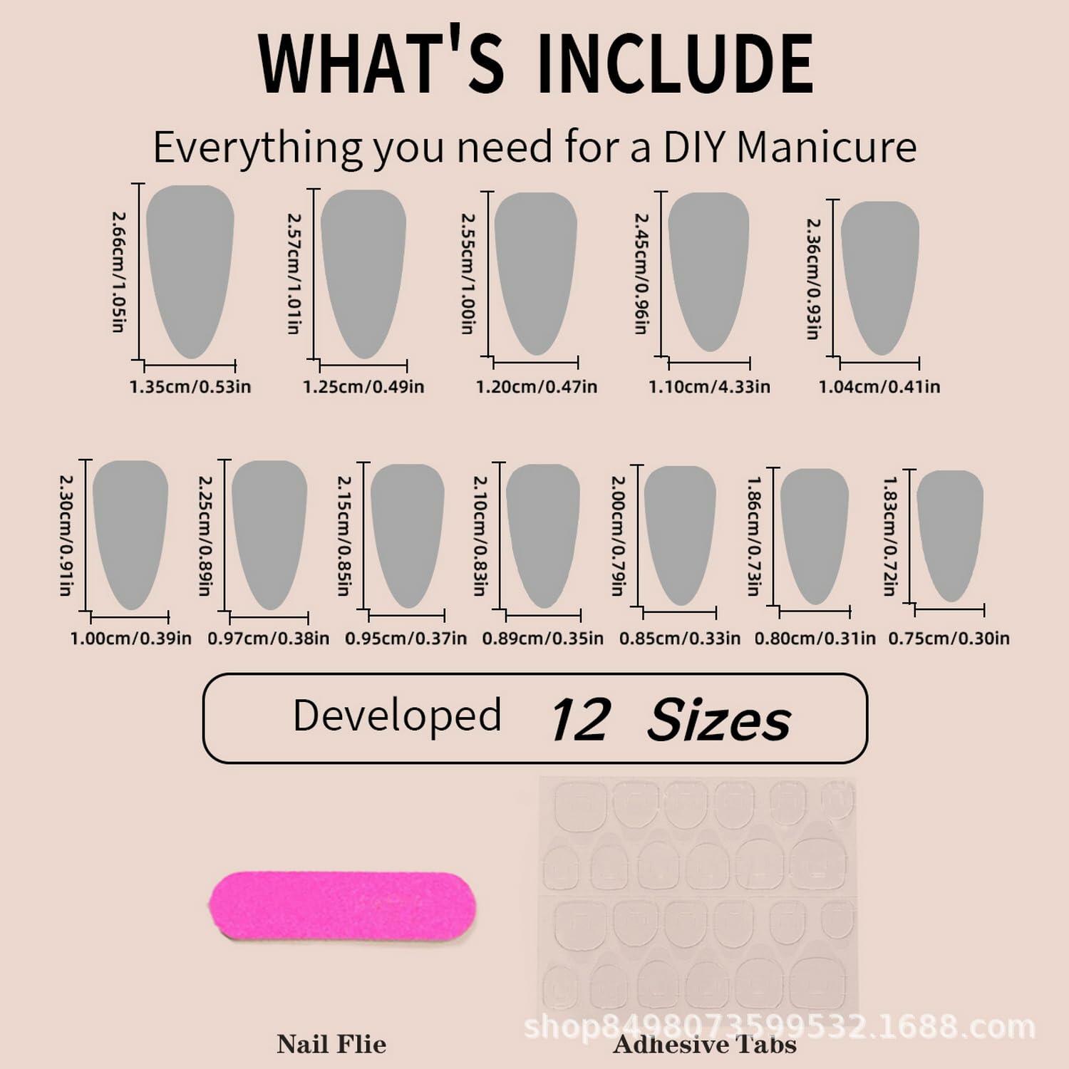 GRITOSE 24 Pcs Fall Maple Leaves Almond Medium Pink Matte Press On Nails
