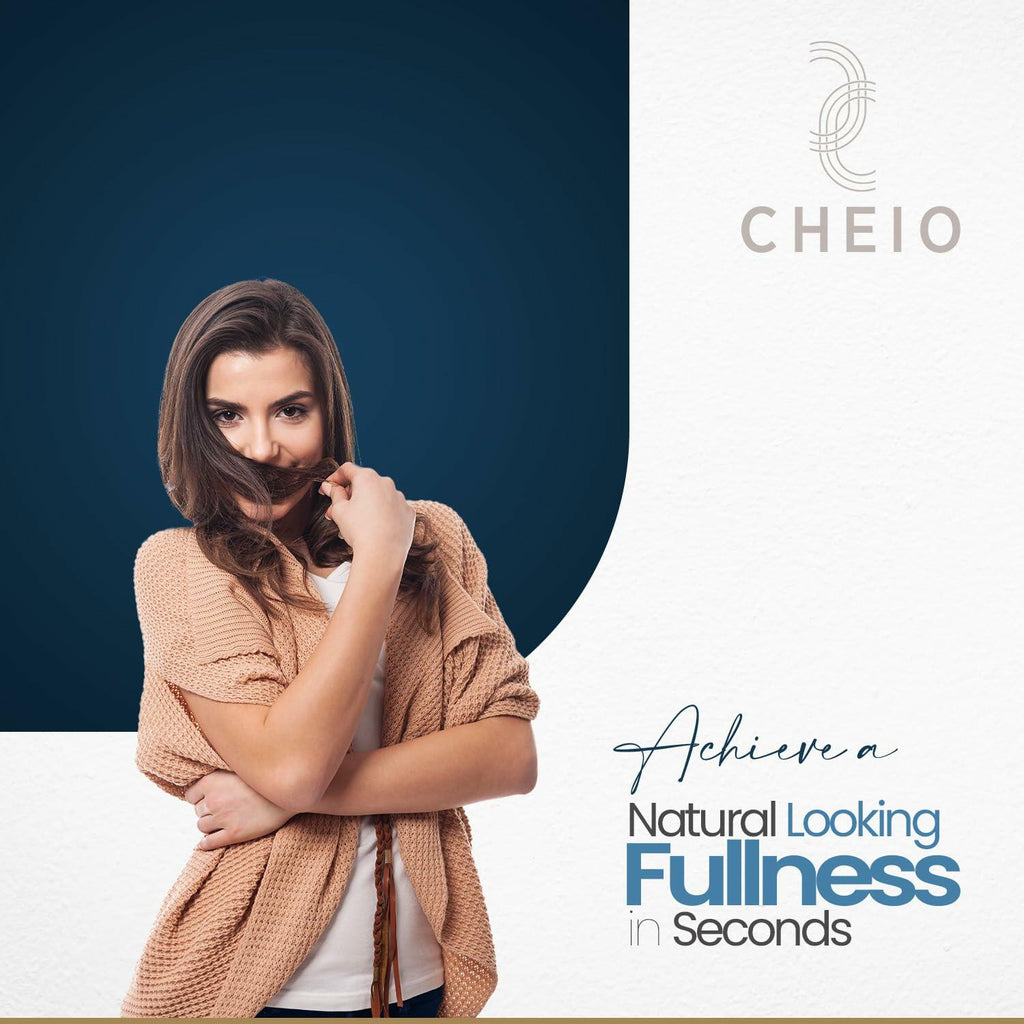 Cheio Hair Thickening Fibers 30g Level 2 Medium Brown Keratin Fibers