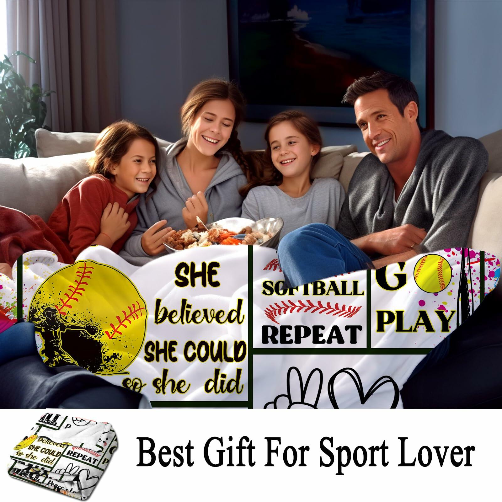 Soccer Blanket Ultra Soft Flannel Throw 80"x60" Bed Couch Sofa All Seasons