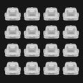Stymart 20PCS Interior Trim Moulding Door Panel Clips Compatible BMW E46 E90