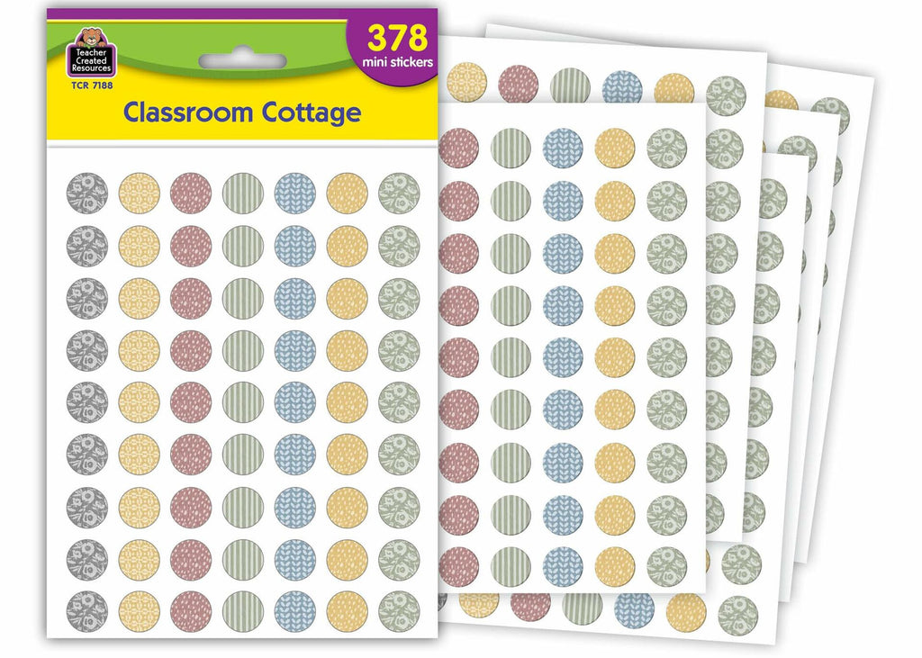 Teacher Created Resources Classroom Cottage Mini Stickers (TCR7188)