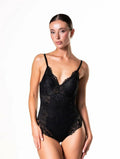 HeyShape Shapewear Laced Bodysuit - Black XL