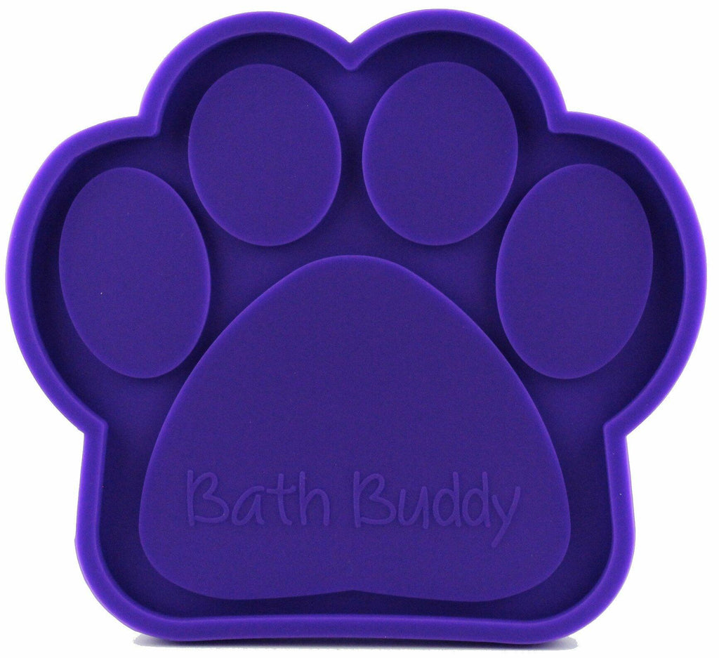 Bath Buddy Dog Bath Toy Peanut Butter Spread Helper Purple