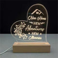 Boniavotlas Dimmable Multicolor Wood Night Light Housewarming Gift