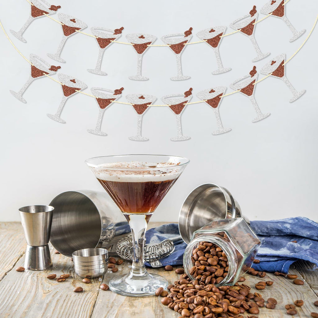 Espresso Martini Banner A Tini Bit Older Birthday Martini Party Decor