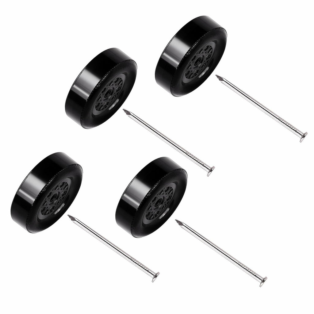 SeDeplacer Polished Axles & Prepped Wheels Kit 4Pcs Axles 4Pcs Wheels