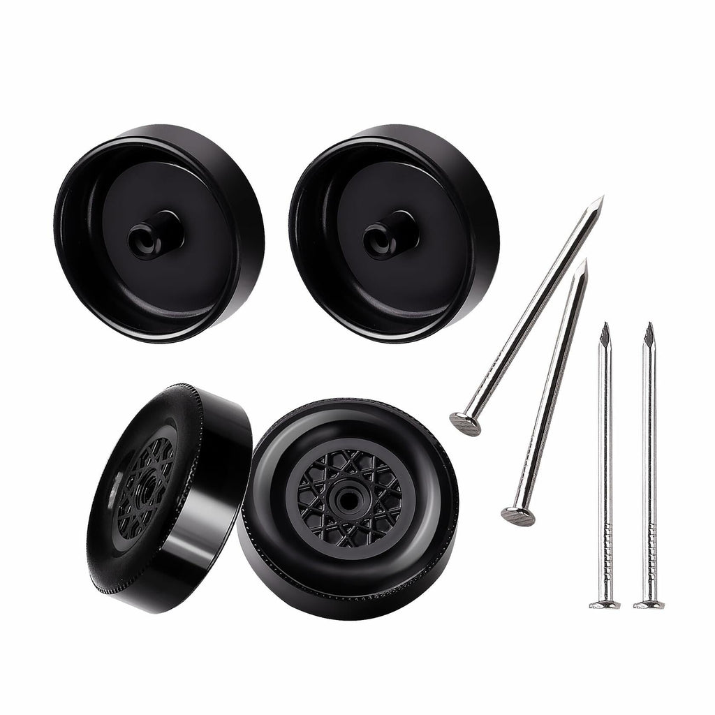 SeDeplacer Polished Axles & Prepped Wheels Kit 4Pcs Axles 4Pcs Wheels