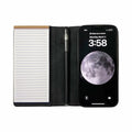 MOJO-HOME Notepad Wallet Phone Case w Pen for iPhone 13 Pro Black