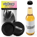 Nightcap Drink Spiking Prevention Bottle Caps Silicone Beer Wine 2 Pack