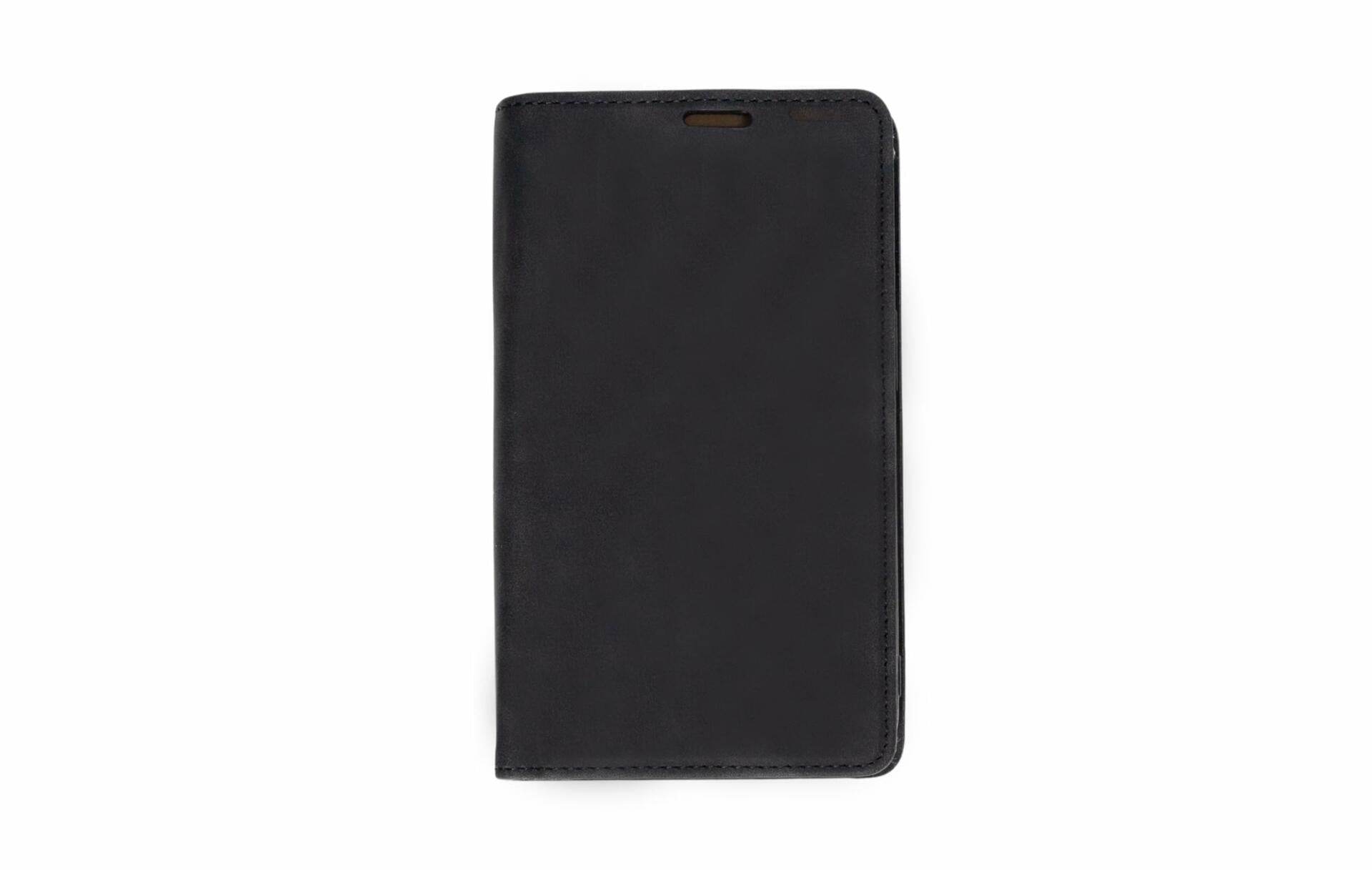 MOJO-HOME Notepad Wallet Phone Case w Pen for iPhone 13 Pro Black