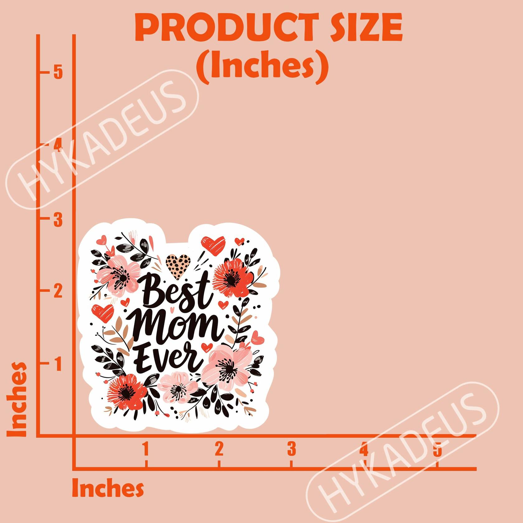 HYKADEUS in My Pregnant Era New Mom Waterproof Vinyl Stickers 3x2.5in 3Pcs