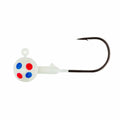 Northland Tackle Gum-Ball Jig 1" 1/16oz #4 HK 6 Pack Super-GLO Blue Wonder