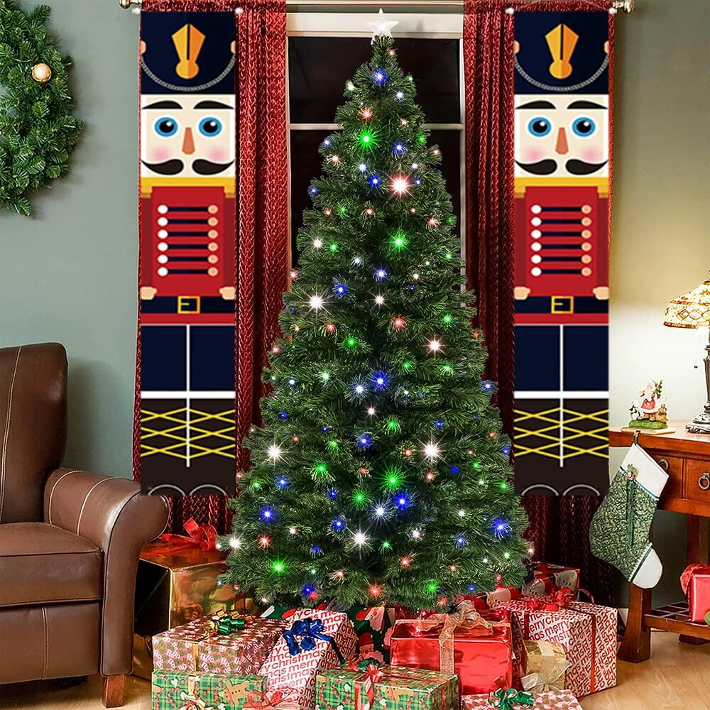 Nutcracker Christmas Banner Porch Sign Front Door Indoor Outdoor Decor