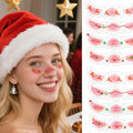 Halloween Glitter Freckle Makeup Patches 8pcs Waterproof Temporary Tattoos