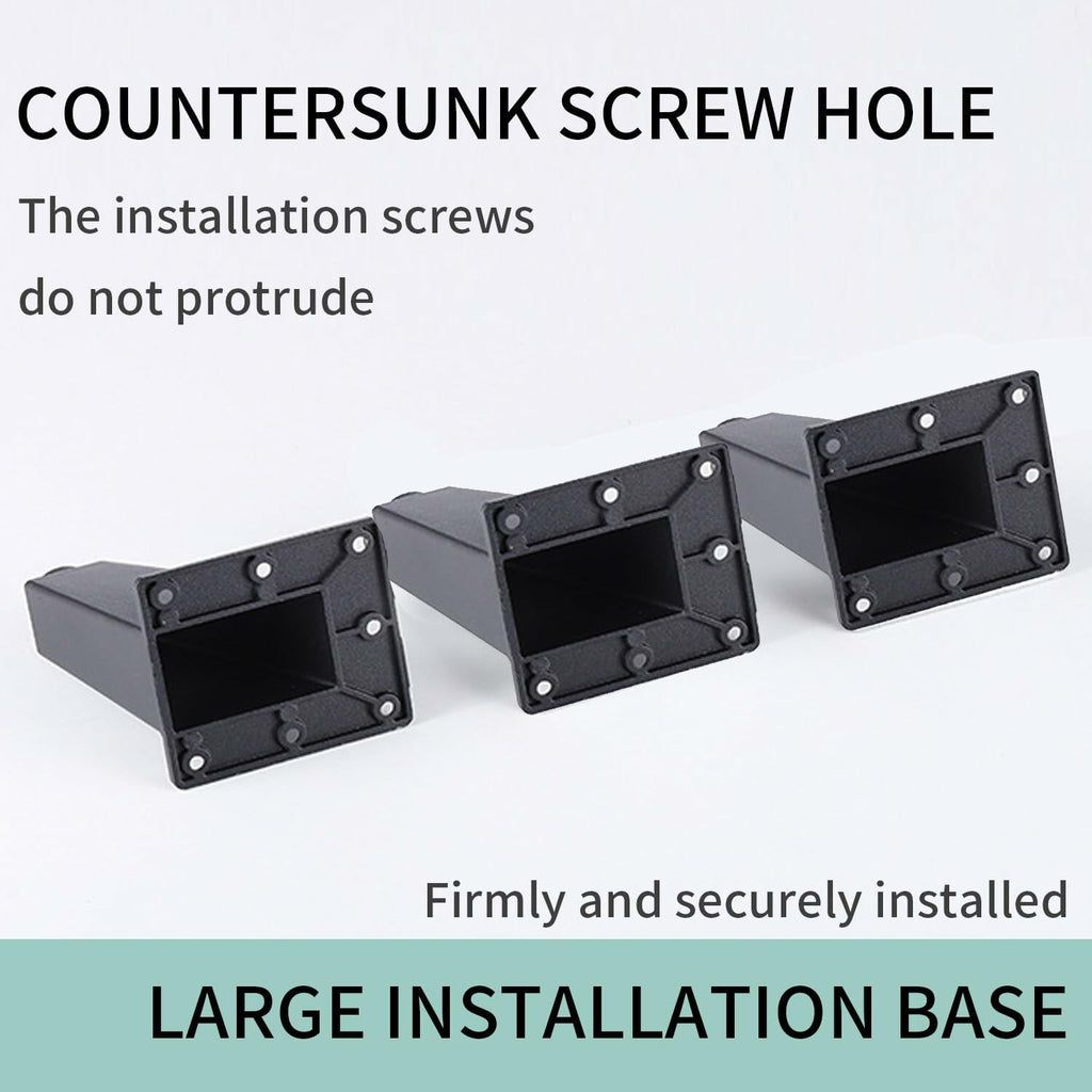 4pcs 4in Metal Furniture Legs Replacement for Sofa Cabinet Table Chair