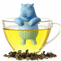 HADEWEITE 2pcs Silicone Tea Infuser Loose Leaf Strainer Gloves + Socks Set