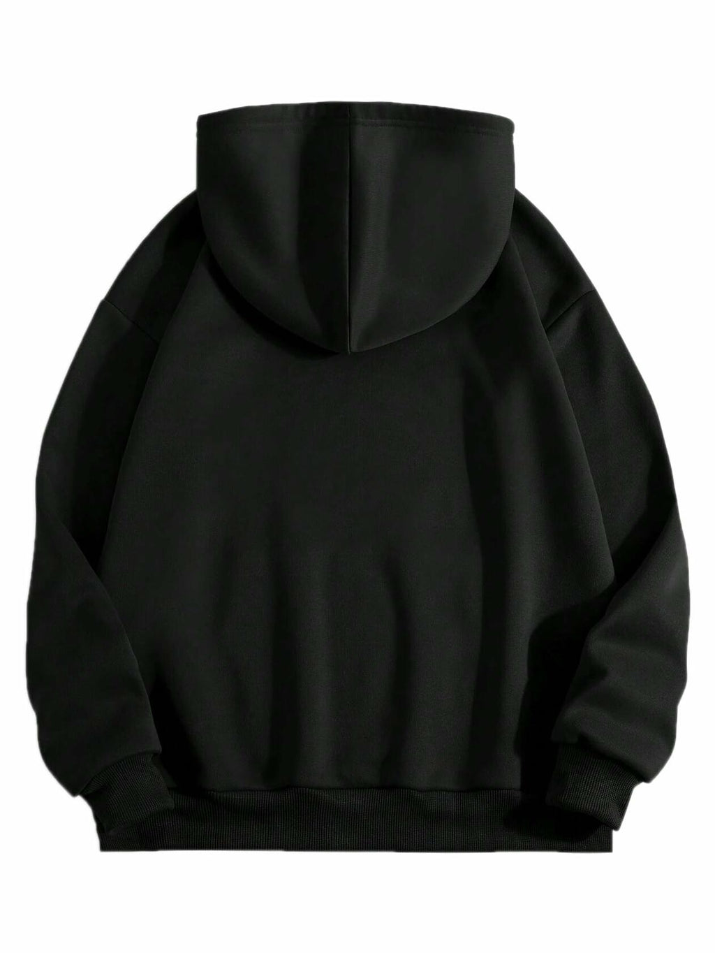 LilyCoco Women's Oversized Graphic Hoodie Sweatshirt Black Size L