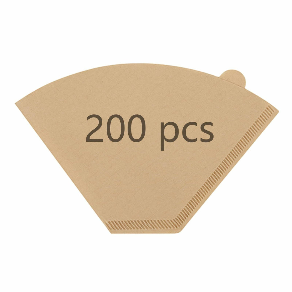BRIKINTE Disposable Coffee Filters for Ninja DualBrew #4 Cone 200 Pcs