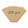 BRIKINTE Disposable Coffee Filters for Ninja DualBrew #4 Cone 200 Pcs