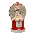 Lighted Spinning Water Globe Gumball Machine - Snowman