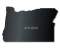 Metal Oregon Wall Art - Custom Metal US State Sign - 14 Color Options
