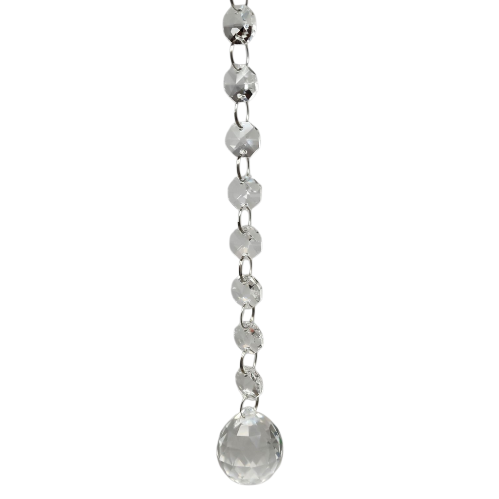 Glass Look Acrylic Jewel Ornament -