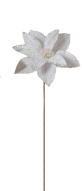 12" Poinsettia Pick -