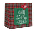 Square Jumbo Gift Bag - Spirits Bright
