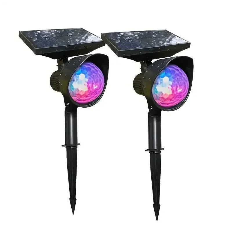 Outdoor Solar Rotating Color Projection Lamp