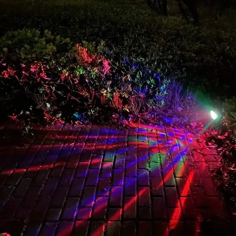 Outdoor Solar Rotating Color Projection Lamp