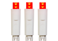 50-Light 5mm Red Frosted LED White Wire Light Set