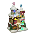 Lighted Resin Gingerbread House - Cookies