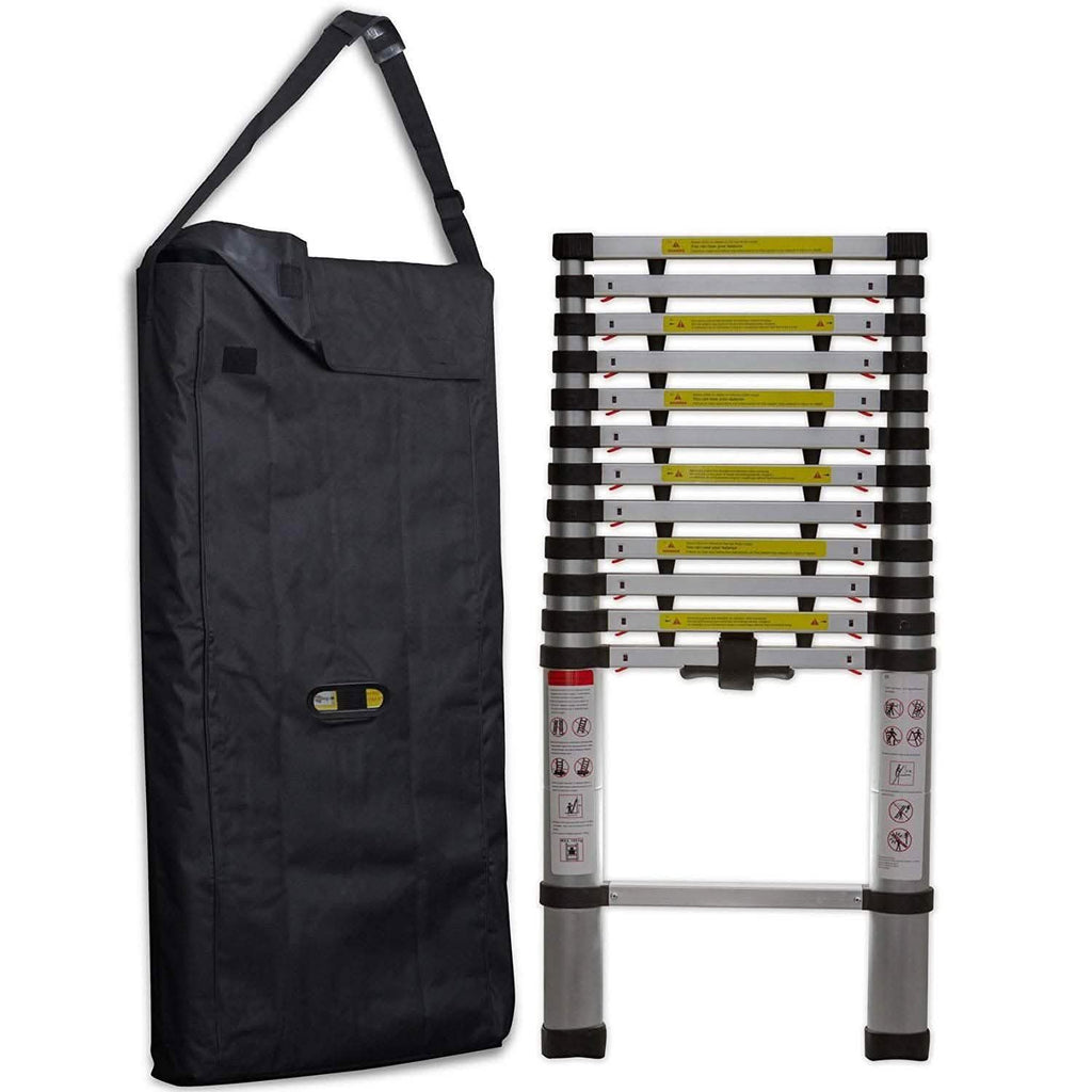 OxGord Aluminum Telescopic Extension Ladder 12.5ft. Telescope