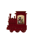 Lighted Spinning Water Globe Train - Snowman