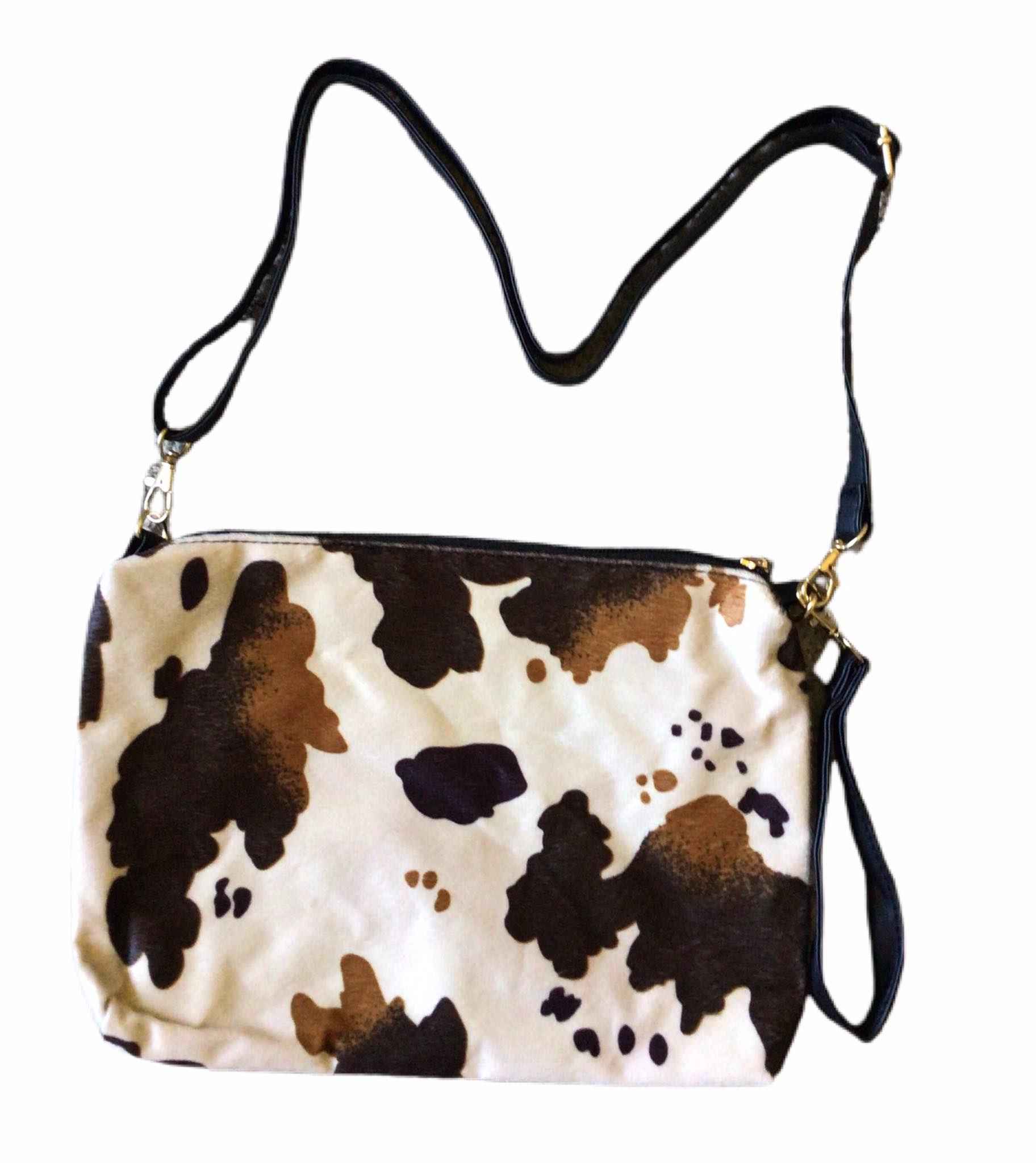 Patterned Crossbody Wristlet Purses