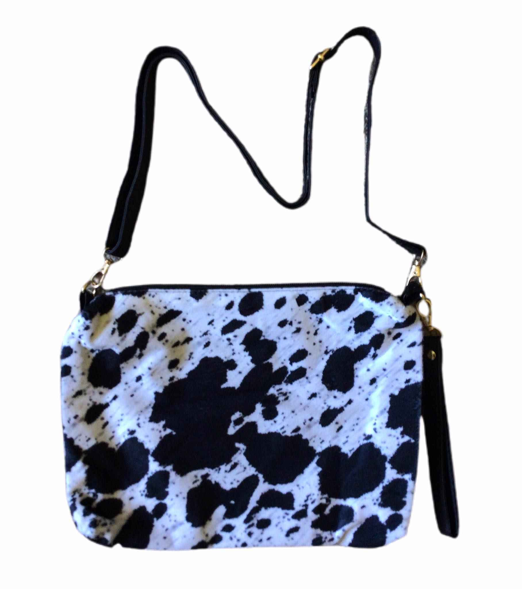 Patterned Crossbody Wristlet Purses