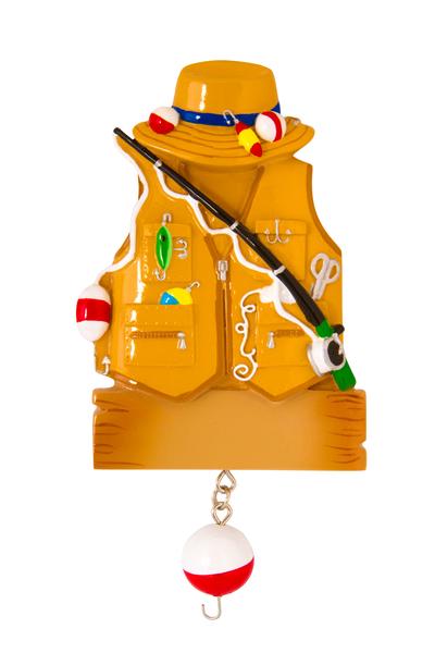 Fishing Vest Ornament